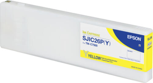 Epson SJIC26P(Y): Ink cartridge for ColorWorks C7500 (Yellow)