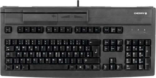 CHERRY MultiBoard Multi-Board MX V2 G80-8000 Kabelgebundene Tastatur mit magnetischem Kartenleser, Schwarz , USB (QWERTZ - DE)