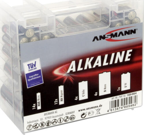 Ansmann 1520-0004 Haushaltsbatterie Einwegbatterie Alkali