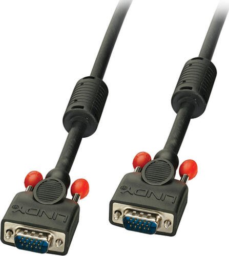 Lindy 36371 VGA-Kabel 0,5 m VGA (D-Sub) Schwarz