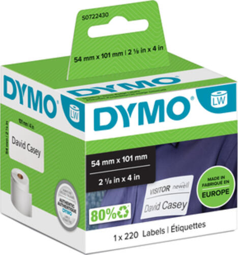 DYMO LW - Versandetiketten / Namensschilder - 54 x 101 mm - S0722430
