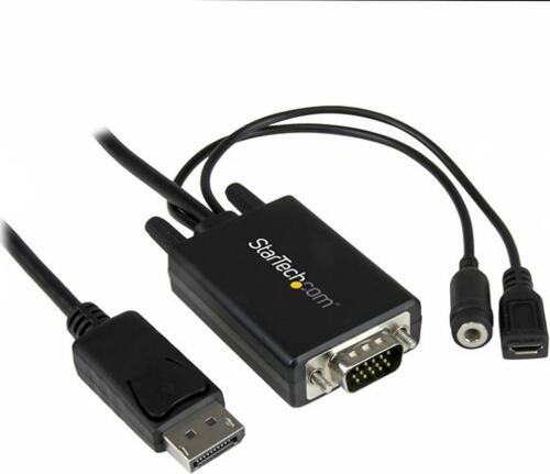 StarTech.com 2m DisplayPort auf VGA Adapterkabel mit Audio