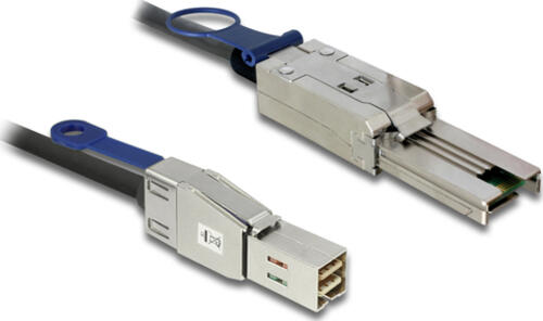DeLOCK 83734 Serial Attached SCSI (SAS)-Kabel 1 m Schwarz