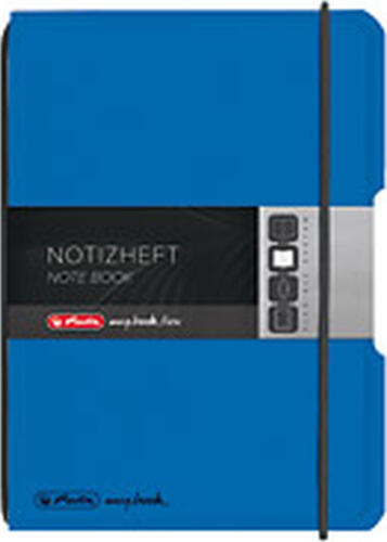 Herlitz 11361573 Notizbuch A6 40 Blätter Blau