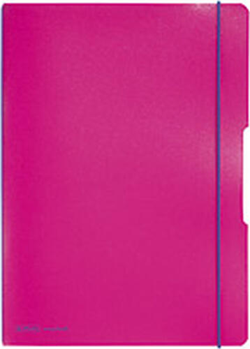 Herlitz 11361474 Notizbuch A4 80 Blätter Pink