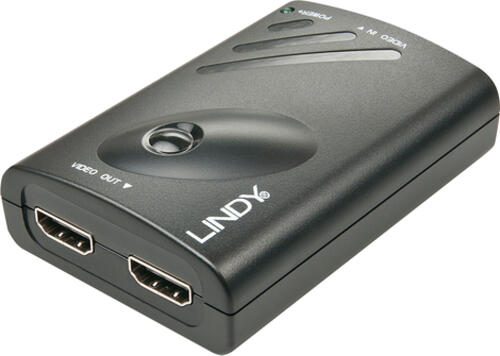 Lindy 38409 Schnittstellen-Hub DisplayPort Schwarz