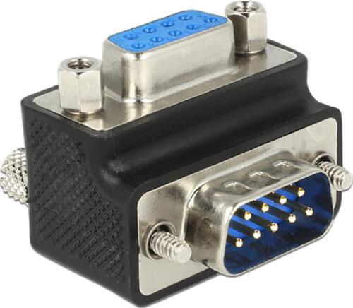 DeLOCK 65595 Kabeladapter Sub-D 9p Schwarz, Blau, Rot, Silber