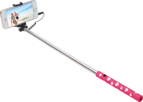 Ultron 173951 Selfie-Stick Smartphone Pink, Silber, Weiß