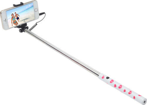 Ultron 173950 Selfie-Stick Smartphone Pink, Silber, Weiß