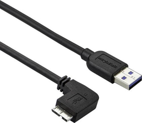 StarTech.com 50cm Slim Micro USB 3.0 Kabel linksgewinkelt