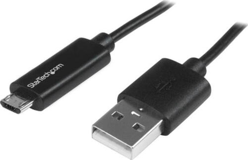 StarTech.com Micro USB Kabel mit LED Ladeanzeige - St/St - 1m