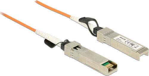 DeLOCK AOC SFP+, 7 m InfiniBand/Glasfaserkabel SFP+ Orange