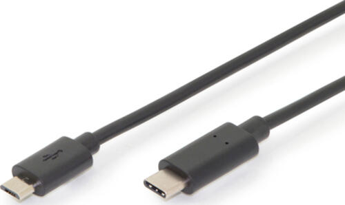 Digitus USB Type-C™ Anschlusskabel, Type-C™- mikro B, Ver. USB 2.0