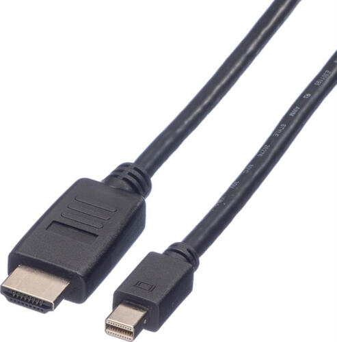 Value Mini DisplayPort Kabel, Mini DP-HDTV, M/M, 1 m