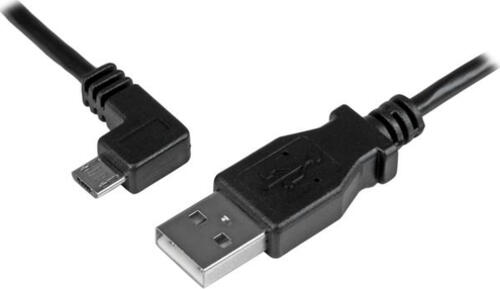 StarTech.com USBAUB2MLA USB Kabel 2 m USB 2.0 USB A Micro-USB B Schwarz