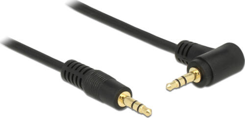 DeLOCK 5m 3.5mm M/M Audio-Kabel Schwarz
