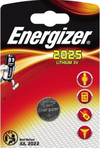 Energizer 638709 Haushaltsbatterie Einwegbatterie CR2025 Lithium