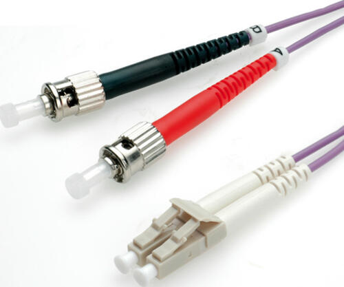 Value LWL-Kabel 50/125&micro;m OM4, LC/ST, violett 5m