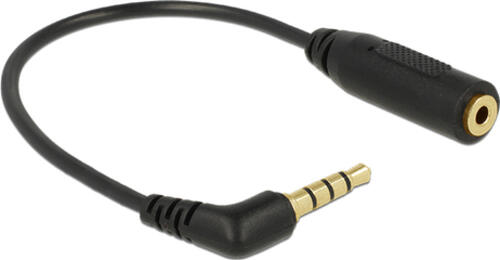 DeLOCK 0.175m 3.5mm/2.5mm Audio-Kabel 0,175 m Schwarz