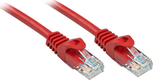 Lindy Rj45/Rj45 Cat6 7.5m Netzwerkkabel Rot 7,5 m U/UTP (UTP)
