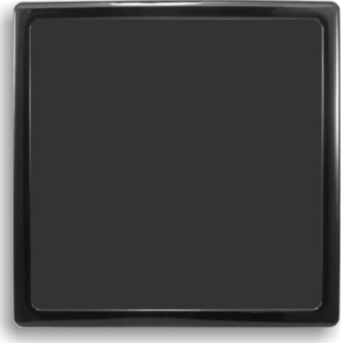 DEMCiflex Staubfilter 230mm quadratisch schwarz/schwarz