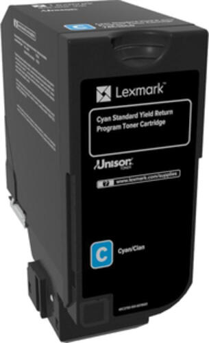 Lexmark 74C2SC0 Tonerkartusche 1 Stück(e) Original Cyan