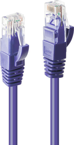 Lindy 48126 Netzwerkkabel Violett 7,5 m Cat6 U/UTP (UTP)