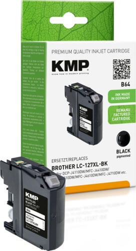 KMP LC127XLBK Druckerpatrone Schwarz
