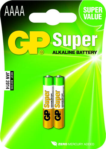GP Batteries Super Alkaline AAAA Einwegbatterie Alkali