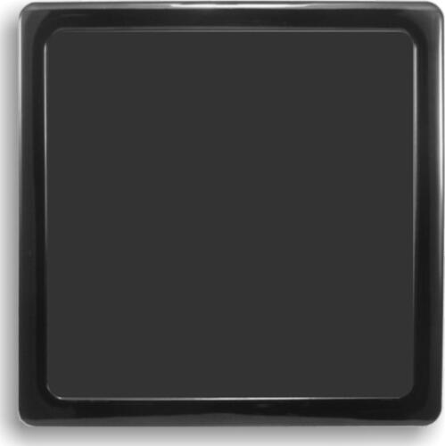 DEMCiflex Staubfilter 200mm quadratisch schwarz/schwarz