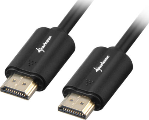 Sharkoon HDMI/HDMI 4K, 10m HDMI-Kabel HDMI Typ A (Standard) Schwarz