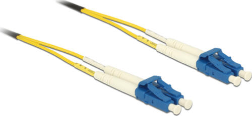 DeLOCK 2m LC-LC InfiniBand/fibre optic cable OS2 Gelb