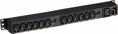 Eaton EFLX12I Stromverteilereinheit (PDU) 13 AC-Ausgänge 1U Schwarz