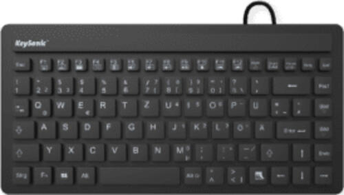 KeySonic KSK-3230IN Tastatur USB QWERTZ Deutsch Schwarz