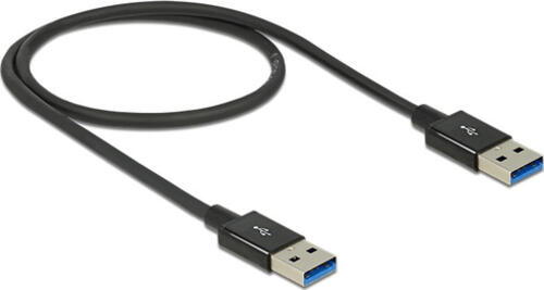 DeLOCK 0.5m USB 3.1 Gen 2 type-A USB Kabel 0,5 m USB 3.2 Gen 2 (3.1 Gen 2) USB A Schwarz