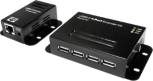 LogiLink UA0252 Schnittstellen-Hub USB 2.0 480 Mbit/s Schwarz