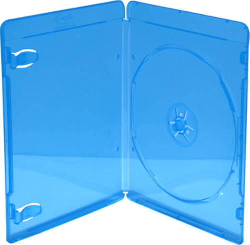 MediaRange BOX39-50 CD-Hülle Blu-ray-Gehäuse 1 Disks Blau, Transparent