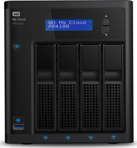 Western Digital My Cloud PR4100 NAS Desktop Ethernet/LAN Schwarz N3710