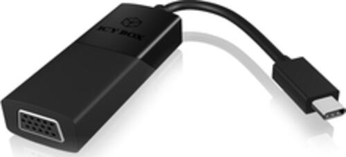 ICY BOX 60021 USB-Grafikadapter 2048 x 1152 Pixel Schwarz