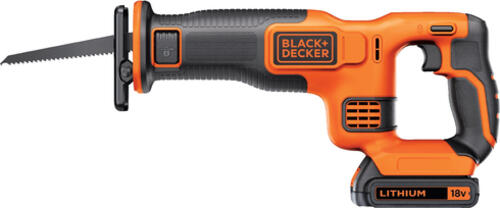 Black & Decker BDCR18-QW Säbelsäge Schwarz, Orange