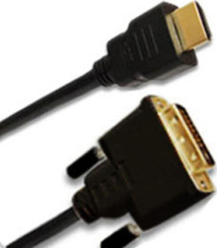Jou Jye Computer HDMI /DVI-D, plug 19p / plug 18+1 2 m Schwarz