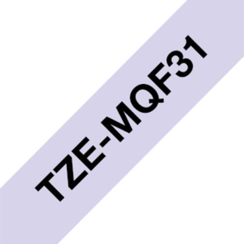 Brother TZE-MQF31 Etiketten erstellendes Band Schwarz