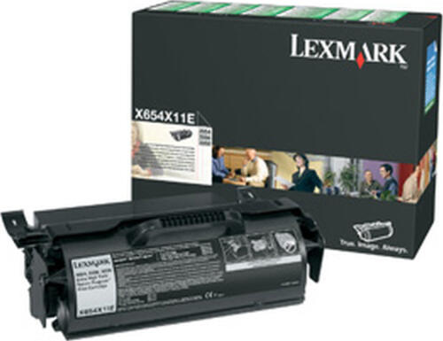 Lexmark X654X11E Tonerkartusche Original Schwarz