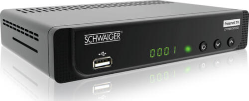 Schwaiger DTR600HD TV Set-Top-Box Terrestrisch Full HD Schwarz