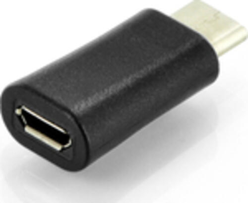 Ednet USB Type-C Adapter, Type-C - mikro B St/Bu, 3A, 480MB, 2.0 Version, sw