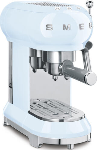 Smeg Espresso Coffee Machine Pastel Blue ECF01PBEU