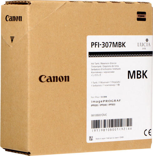 Canon PFI-307MBK Druckerpatrone Original Schwarz
