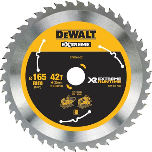 DeWALT DT99561-QZ circular saw blade 16.5 cm 1 pc(s)