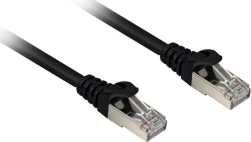 Sharkoon Cat.6a SFTP Netzwerkkabel Schwarz 0,25 m Cat6a S/FTP (S-STP)