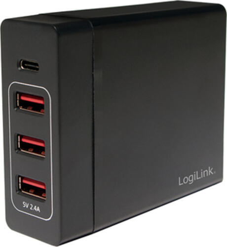 LogiLink PA0122 Ladegerät für Mobilgeräte Universal Schwarz USB Drinnen